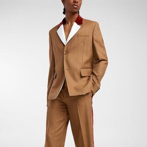 BNWT SS24 WALES BONNER PINSTRIPE WOOL HAILE JACKET 52